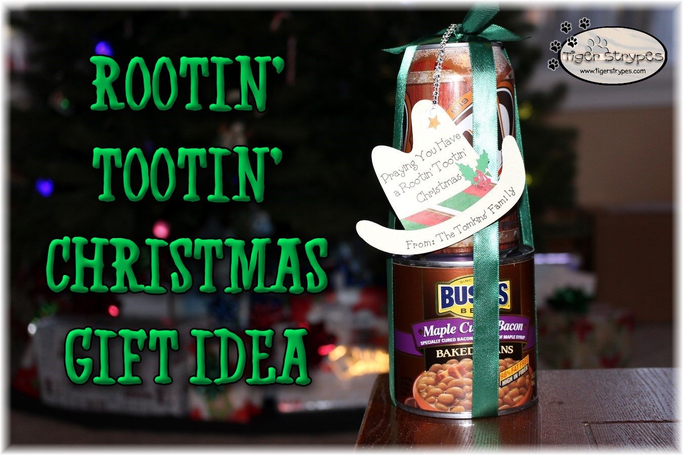 make a rootin' tootin' christmas gift for friends #tigerstrypesblog